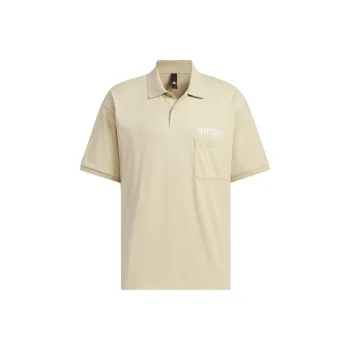Adidas Polo Shirts Men Grassland Brown