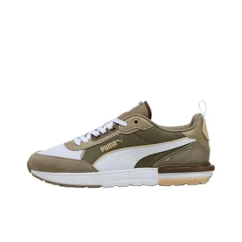 PUMA R22 Anti Slip Wear Resistant Low Top Casual Shoes Unisex Brown