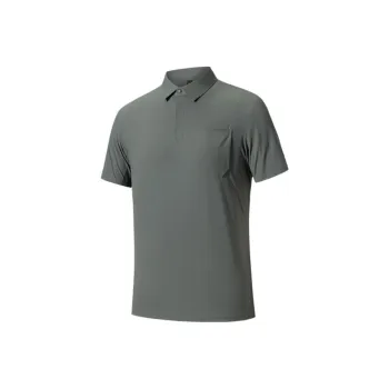 Anta Champion All Weather Collection Lifestyle Collection Polo Shirt Men's Dark Chamber Gray