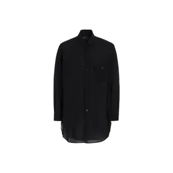 Yohji Yamamoto Broad Triple collar Shirt