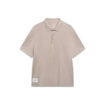 LiNing Sports Life Collection Polo Shirt Men's Goat Gray