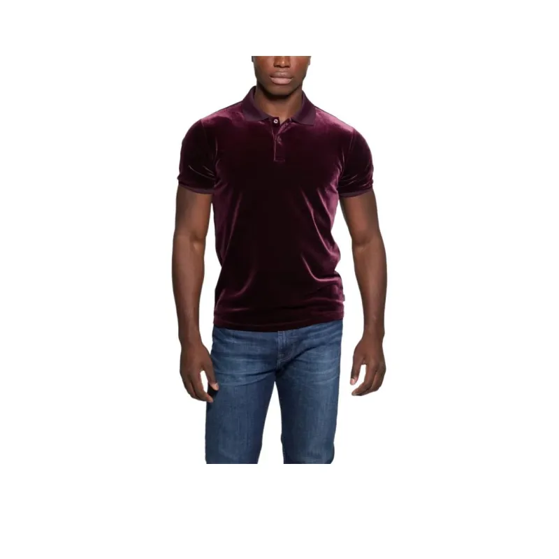 GUESS Polo Shirts Men Red-0
