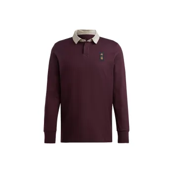Adidas Polo Shirt Men's Dark Reddish Purple