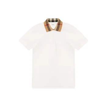 Burberry Vintage Check Print detail Polo Shirt