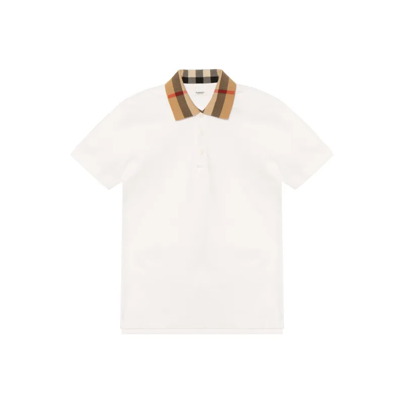 Burberry Vintage Check Print detail Polo Shirt-0
