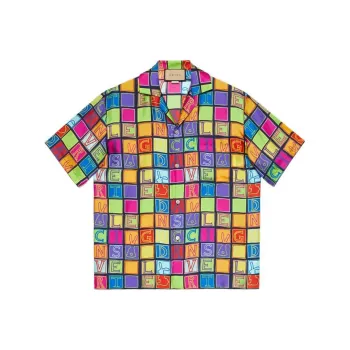 GUCCI Check print Silk Shirt