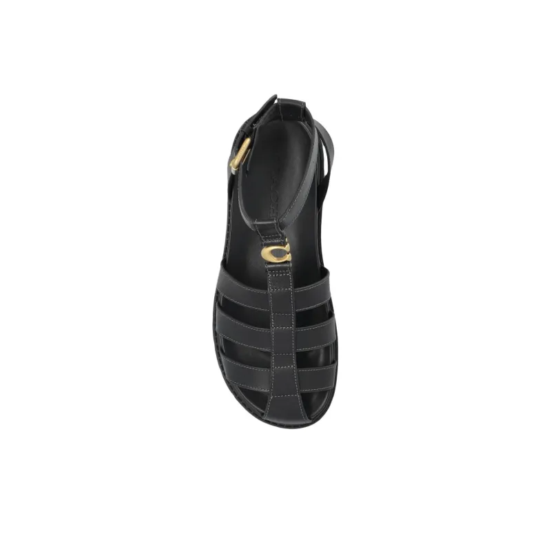COACH Sclupt Roman Sandals Women's Black-4