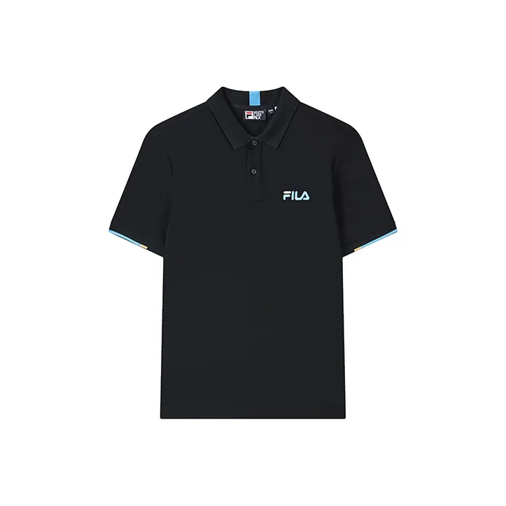 FILA Polo Shirt Men's Jet Black-0