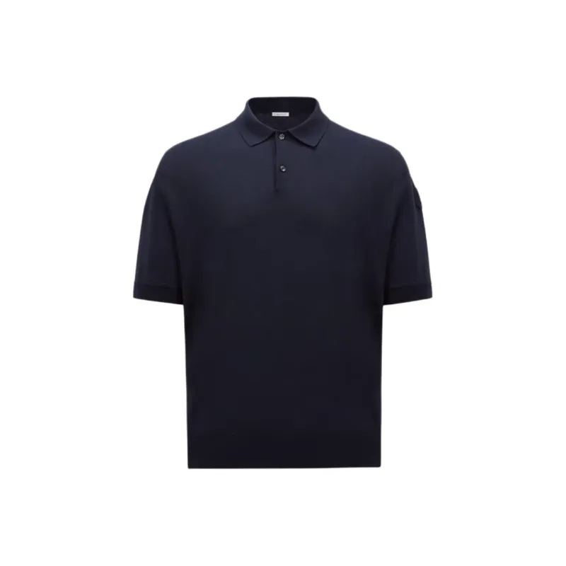 Moncler Logo Patch Short Sleeved Polo Shirt-0