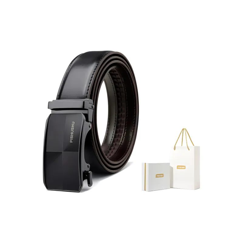 PISHUSHU Leather Belts Men-4