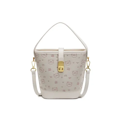 HCXK PU Bucket Bag, Shoulder Bag, Handbag Women's Multicolor