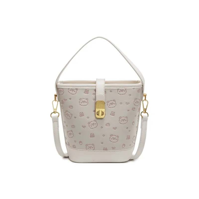 HCXK PU Bucket Bag, Shoulder Bag, Handbag Women's Multicolor-0