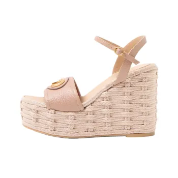 Valentino Vlogo Signature One Strap Sandals 12cm Women's Pink