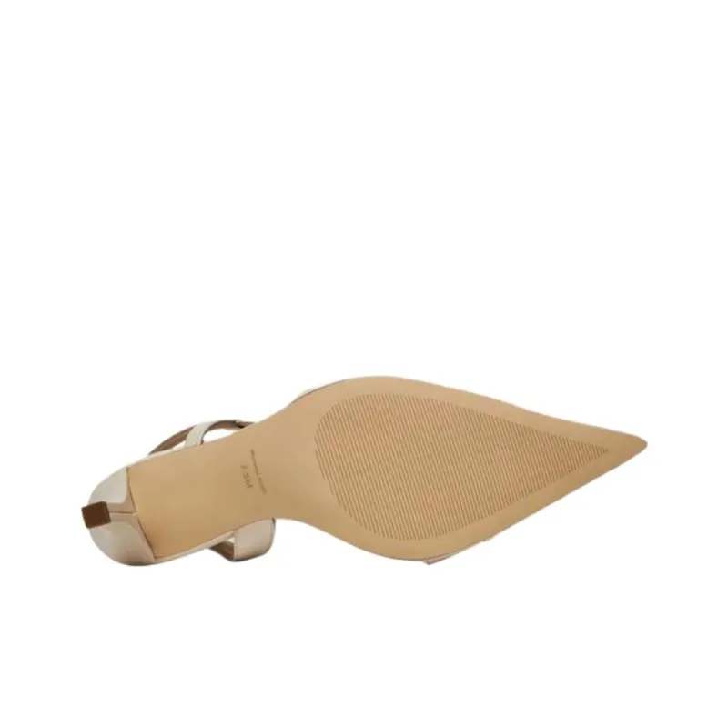 MICHAEL KORS Slim Heel High Heels 8.5cm Women's White-5