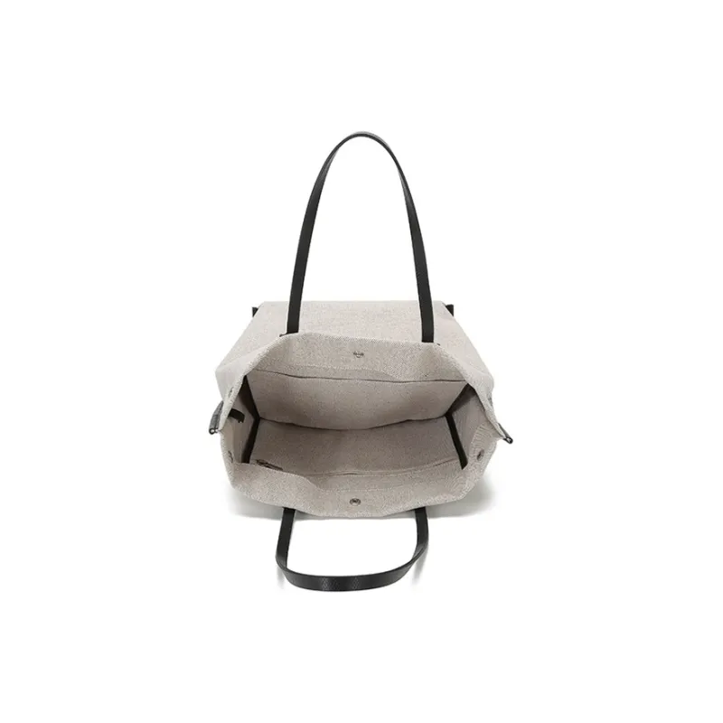 LONGCHAMP Roseau Polyamide Tote Bag, Shopping Bag, Shoulder Bag Large Size Women's Linen-7