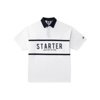STARTER Polo Shirt Unisex Birch White