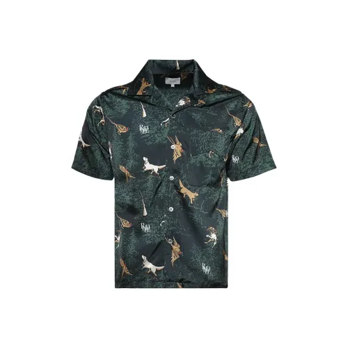RHUDE Scramble Dog Print Shirt