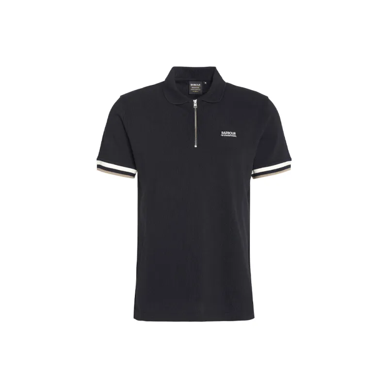 BARBOUR SS24 Polo Shirt Men's Black-0