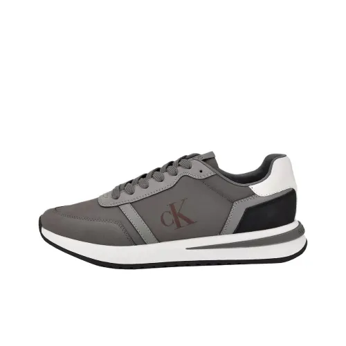 CKJ CALVIN KLEIN JEANS Picio Monogram Low Top Casual Shoes Men's Gray