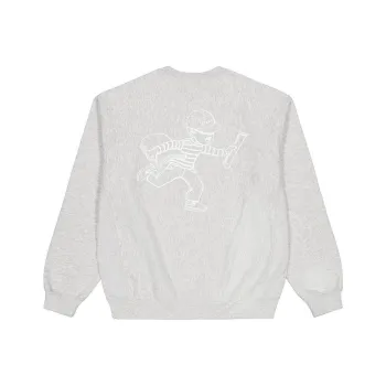 Beams X Champion PAPERBOY X BEAMS Co-brand Sweatshirts Unisex Gray