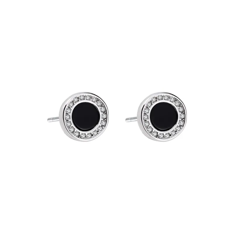 MAGICPOLE Agate Stud Earrings Unisex-1