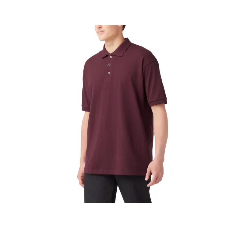 Dickies Polo Shirts Men Red Brown-0