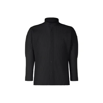 Homme Plissé Issey Miyake Shirts Men Black