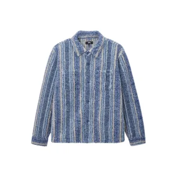 Stussy Striped Sherpa Shirt