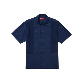 Supreme Mesh Panel Linen S/S Shirt