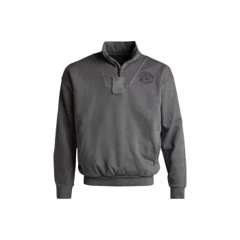 GYMSHARK PREMIUM LEGACY 1/4 ZIP Sweatshirt Men's Black's