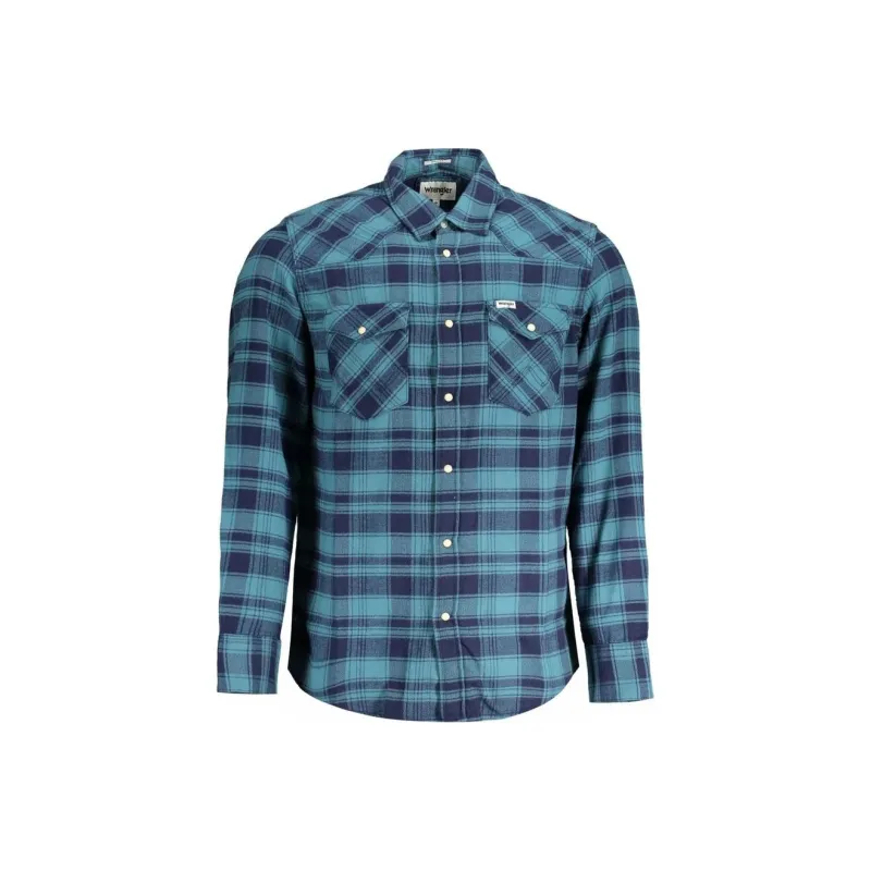 WRANGLER Shirts Men Blue-0