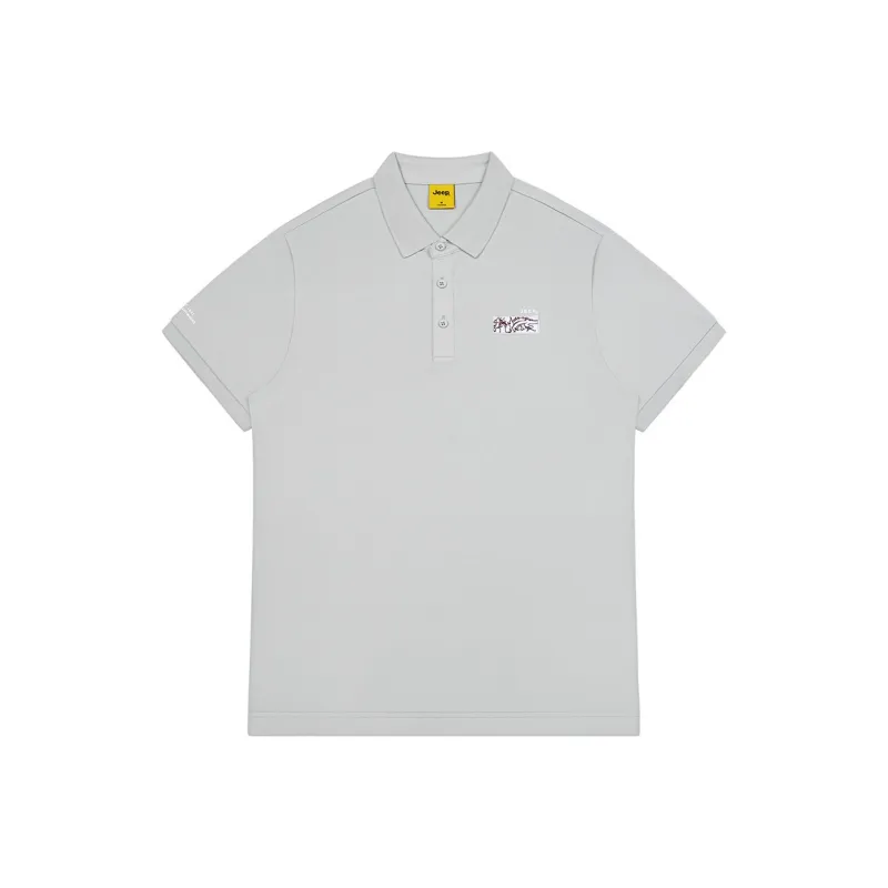 Jeep Polo Shirts Unisex Gray-0