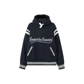 EMPORIO ARMANI Logo Embroidered Hoodie
