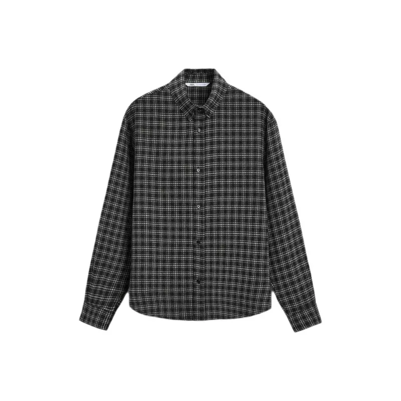 ZARA Shirt Men's ** Black/White-0