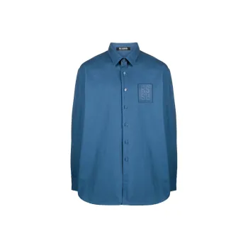 RAF SIMONS Shirts Men Blue