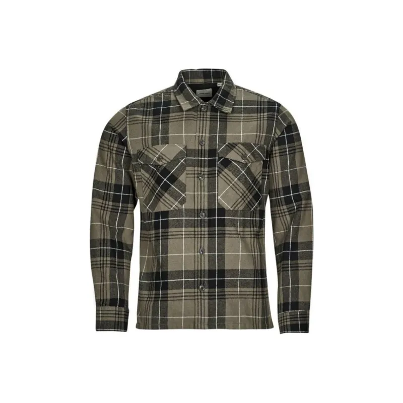 JACK&JONES Shirts Men Gray-0