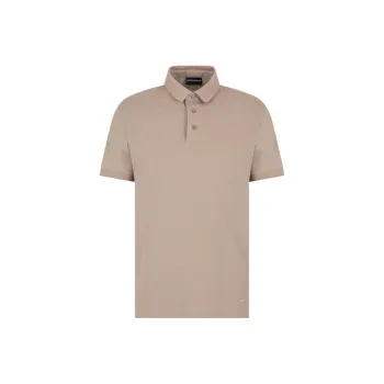 EMPORIO ARMANI Jacquard Jersey Polo Shirt