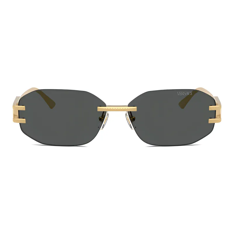 VERSACE Eyewear Frameless Sunglasses-1