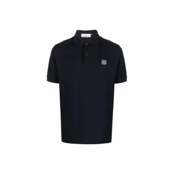 STONE ISLAND Polo Shirts Men Marine Blue