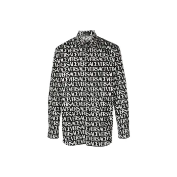 VERSACE Shirts Men Black