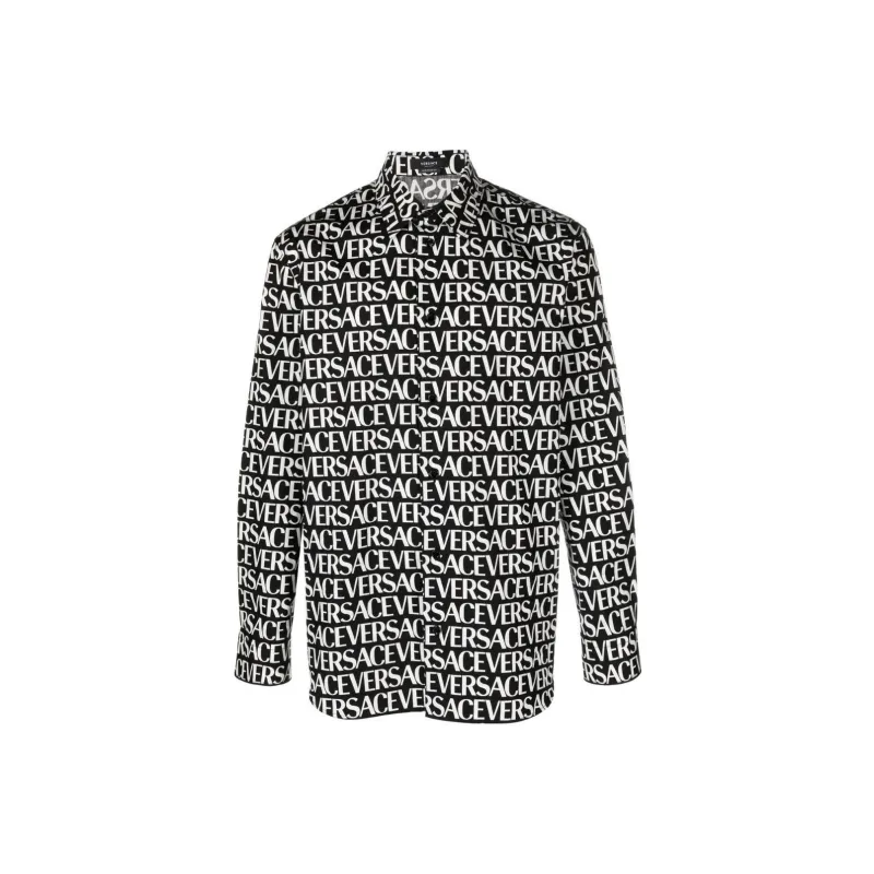 VERSACE Shirts Men Black-0