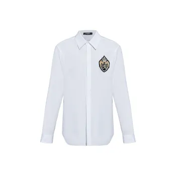 BALMAIN Patch Detailed Long Sleeve Shirt