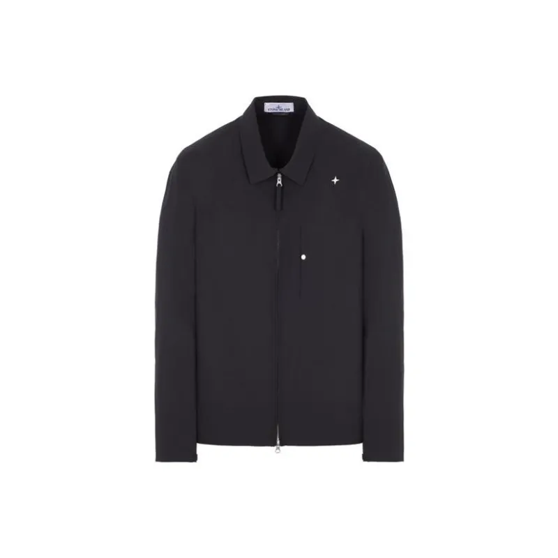 STONE ISLAND Logo-embroidered Shell Jacket-0