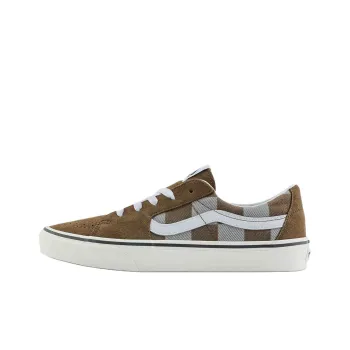 Vans SK8 Anti Slip Wear Resistant Low Top Skateboard Shoes Unisex Dark Brown