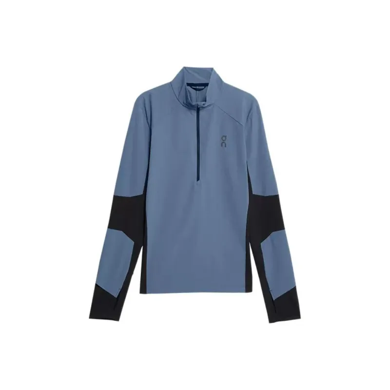 On Trail Breaker Shirt Men's Dark Gray Blue-0