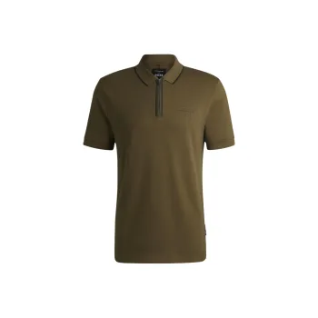 HUGO BOSS X Porsche Rubberized logo Polo Shirt