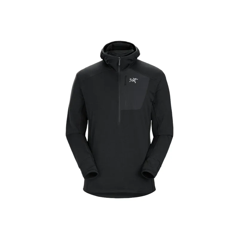 Arcteryx DELTA 1/2 Delta 1/2 Zip Neck Hoody Men's Sweatshirt Men's Black-0