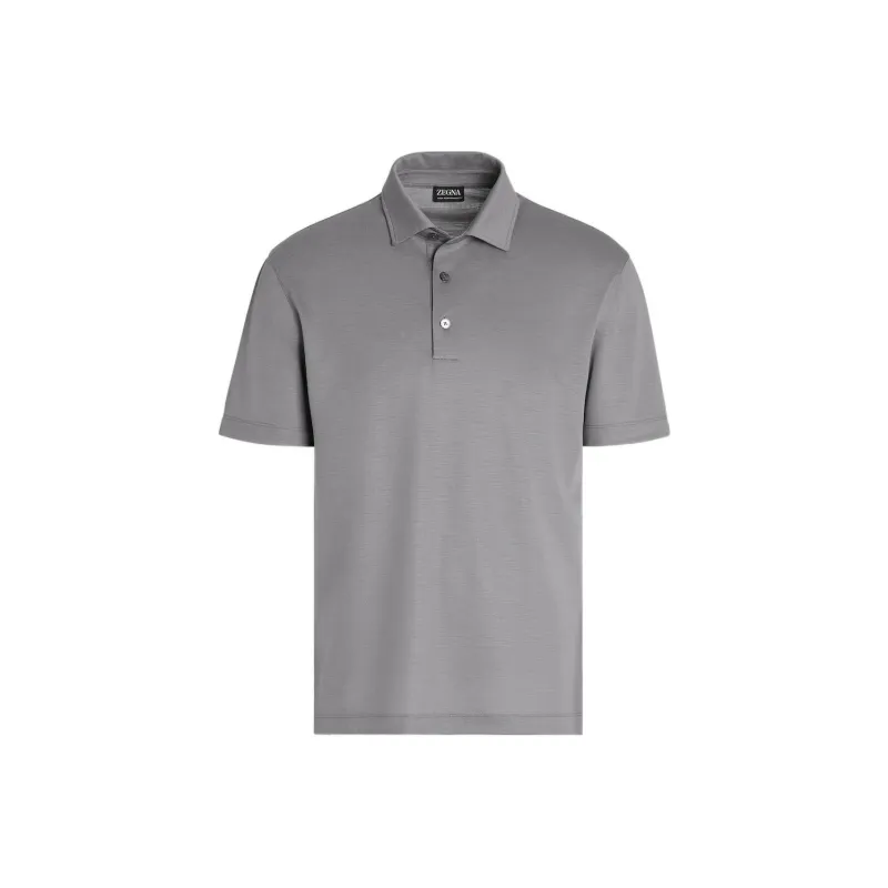 Zzegna Polo Shirts Men Gray-0