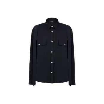 BALMAIN Chest Flap pocket Detail Shirt