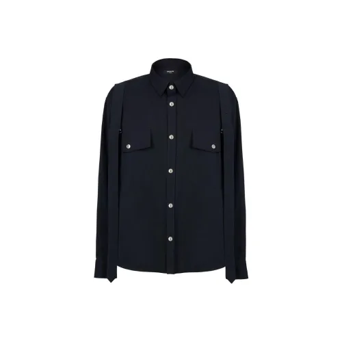 BALMAIN Chest Flap pocket Detail Shirt